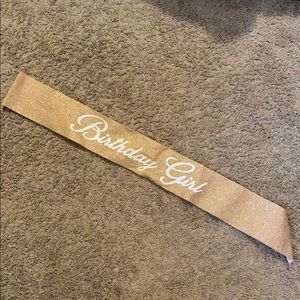 Birthday Sash